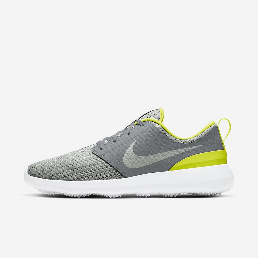 Chaussure De Golf Nike Roshe G Grise 5879-136 Smoke Grey/White/Lemon Venom/Grey Fog Homme | QNJ-12708306